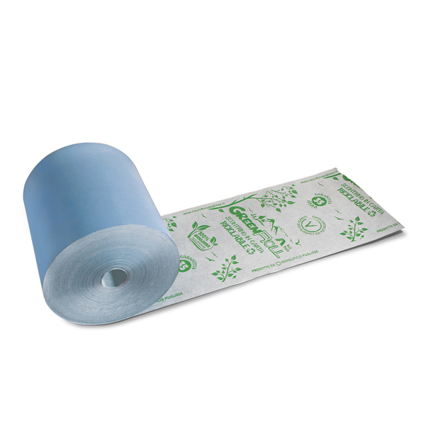 Rotolo per registratori di cassa - stampa termica - carta termica green roll - 57 mm x 30 mt - diametro esterno 49 mm - 48 gr - anima 12 mm - rotolificio pugliese - blister 10 pezzi