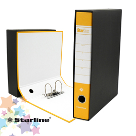 Registratore starbox f.to protocollo dorso 5cm giallo starline/sfuso