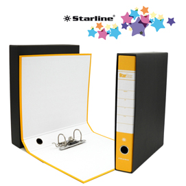 Registratore starbox f.to commerciale dorso 5cm giallo starline