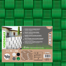 Striscia occultazione privacy 19x205cm verde verdemax