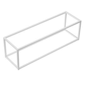 Stand buffet gn 2/4 - 53 x 16,5 x 16 cm - metallo - bianco - leone