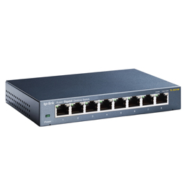 Switch 8 porte - 10/100/1000mbps desktop - tp-link