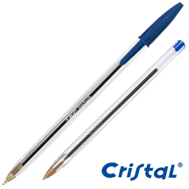 Scatola 50 penna sfera cristal® medio 1,0mm blu bic®