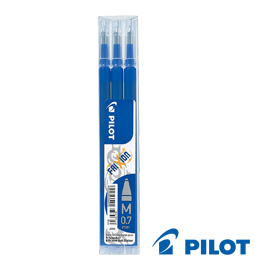 Set 3 refill sfera frixionball 0.7mm blu pilot