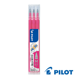 Set 3 refill sfera frixionball 0.7mm rosa pilot