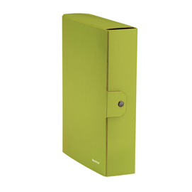 Scatola progetto wow dorso 8cm verde metal leitz