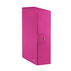 Scatola progetto wow dorso 10cm fucsia metal leitz