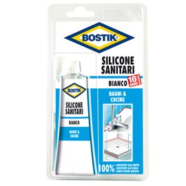 Silicone sanitari bianco 60ml bostik