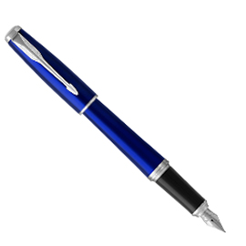 Stilografica urban ct nightsky blue metal m parker