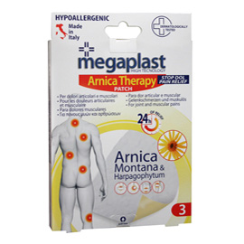 Scatola 3 cerotti arnica 9x14cm megaplast