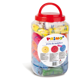 Secchiello con 50 panetti pasta modellabile