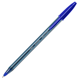 Scatola 20 penna sfera con cappuccio cristal® exact 0.7mm blu bic®