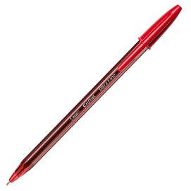 Scatola 20 penna sfera con cappuccio cristal® exact 0.7mm rosso bic®