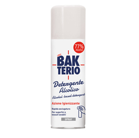 Spray igienizzante alcolico - 150 ml - bakterio