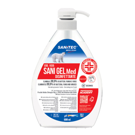 Sani gel med igienizzante mani - 600 ml - sanitec