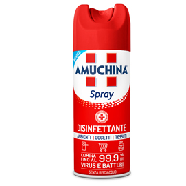 Spray amuchina - disinfettante per ambienti oggetti e tessuti - 400 ml - amuchina professional