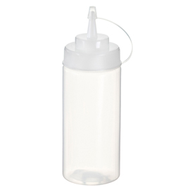 Squeeze bottle - per salse - 500 ml - trasparente - leone