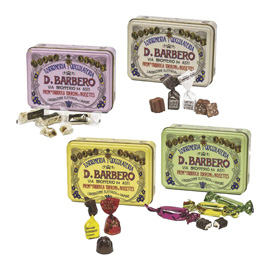 Scrigno - in scatola metallo - gusti assortiti - barbero