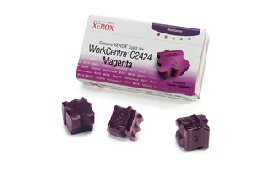 Solid ink magenta originale per xerox work-centre c2424 (3 stick)