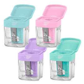 Temperamatite - 1 foro - c/serbatoio - faber-castell