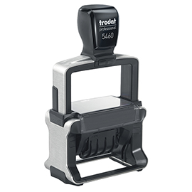 Timbro professional 4.0 5460 datario - 5,6 x 3,3 cm - 4 mm - personalizzabile - autoinchiostrante - cartuccia non inclusa -  trodat