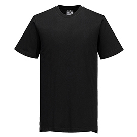 T-shirt chef unisex - maniche corte - taglia xxl - nero - portwest