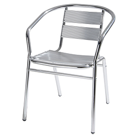 Tavolo horeca - alluminio - 60 x 60 x 70 cm - verdelook