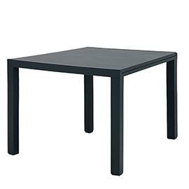 Tavolo malta - quadrato - 90 x 90 x 74 cm - grigio - effetto cemento - verdelook