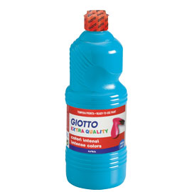 Tempera pronta giotto 1000ml cyan