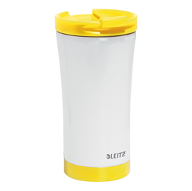 Tazza termica da caffe' linea wow 380ml giallo leitz