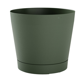 Vaso orione - 6,3 l - diametro 24 cm - verde foresta - teraplast