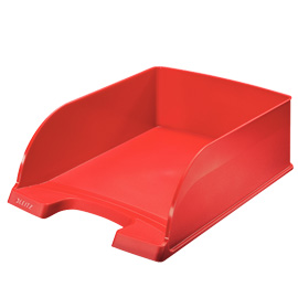 Vaschetta portacorrispondenza jumbo plus rosso leitz