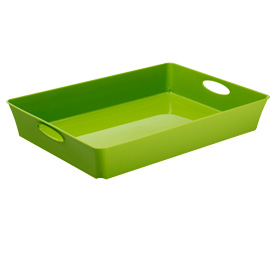 Vassoio multiuso 26,4x21,2xh6cm verde living