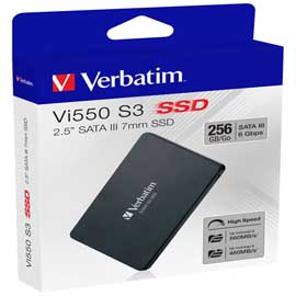 Verbatim ssd interno vi550 sata iii 2.5'' ssd 256gb