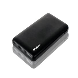 Verbatim powerbank 10000mah black plastic