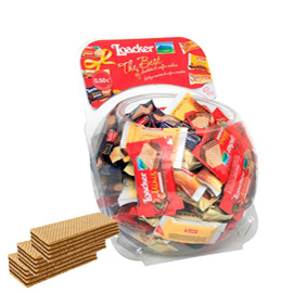 Wafer minis - 700 gr - loacker - bolle self service da 140 pezzi